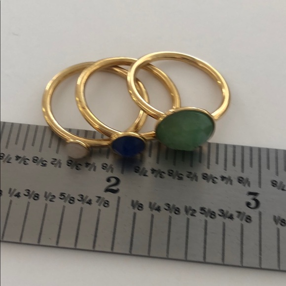 Stella &dot stackable ring set 3 rings set new - Picture 5 of 5